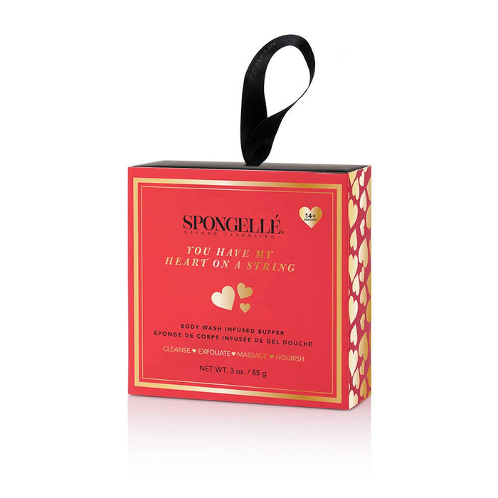 Spongelle's Boxed Heart On A String Infused Buffer