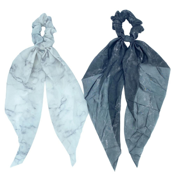 Headbands of Hope - Marble Darling Scrunchies Set of 2