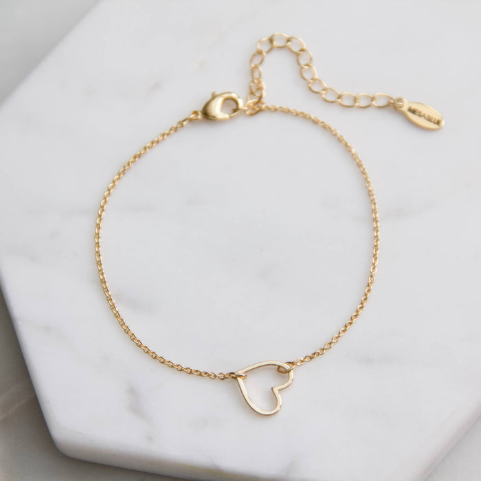 Open Heart Bracelet - Small