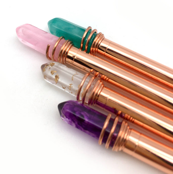Snifty - MYSTIC CRYSTAL PEN - Adventurine Colored (Aqua Green)