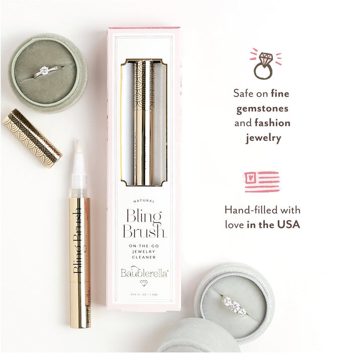BLING BRUSH® - The Original On-The-Go Jewelry Cleaner Pen
