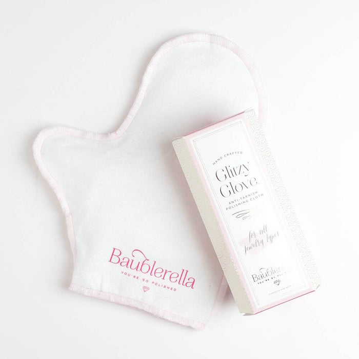 GLITZY GLOVE® ANTI-TARNISH JEWELRY POLISHING MITT by Baublerella