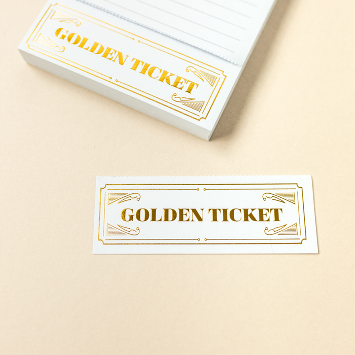 1 month Golden Ticket Chart - With Images for toddlers