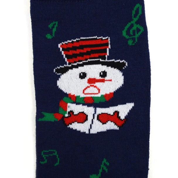 3 Pair Pack Men's Christmas Snowman Crew Socks