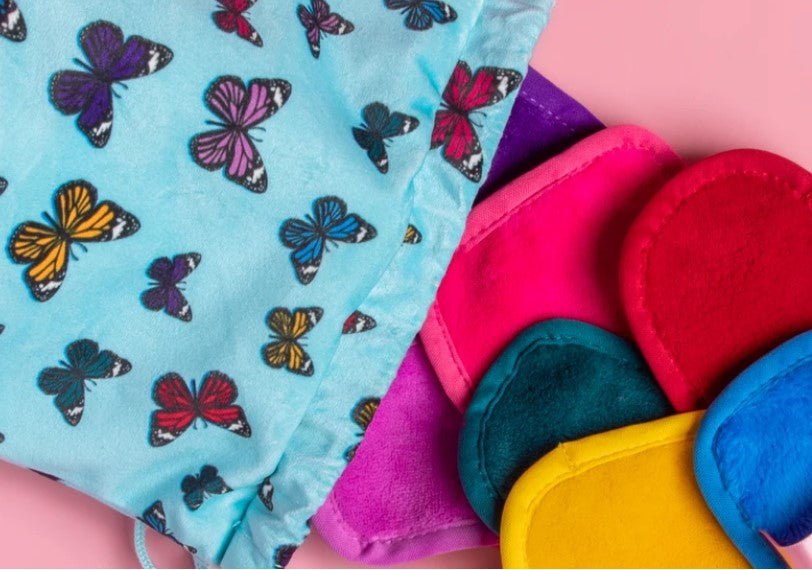 Giving Me Butterflies 7-Day Mini MakeUp Eraser Set by The Original Makeup Eraser