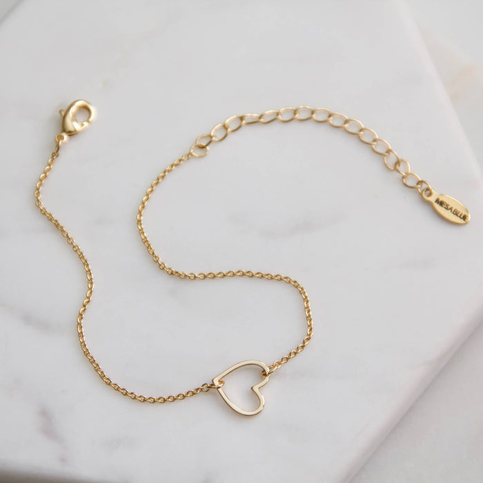 Open Heart Bracelet - Small