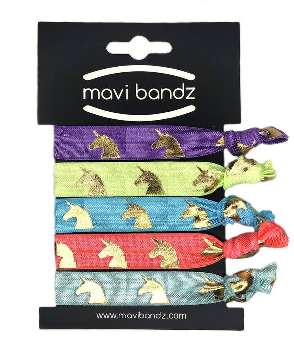 Unicorn Hair Ties by Mavi Bandz