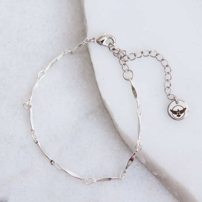 Silver Bar Bracelet