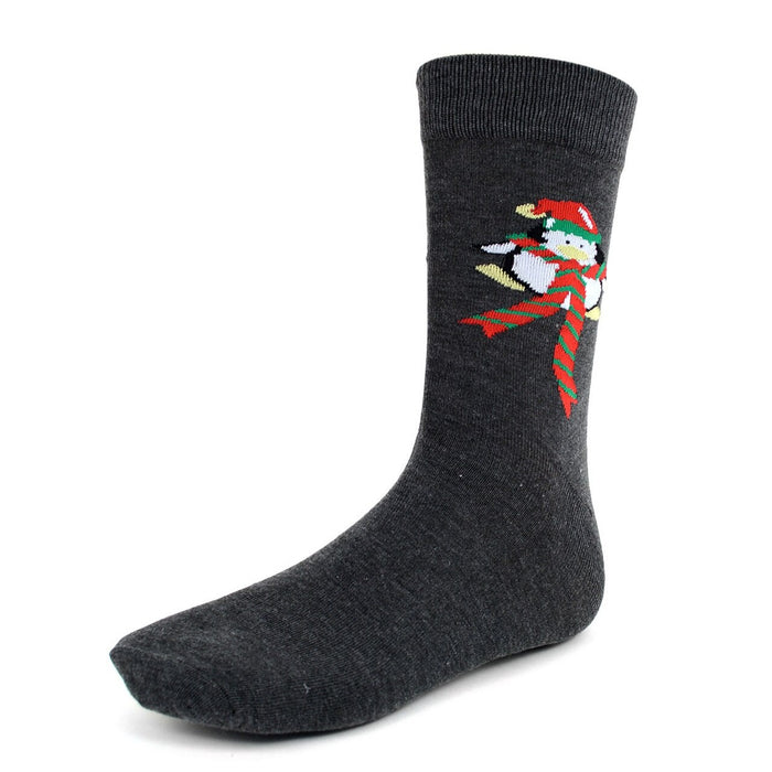 3 Pair Pack Men's Christmas Snowman Crew Socks