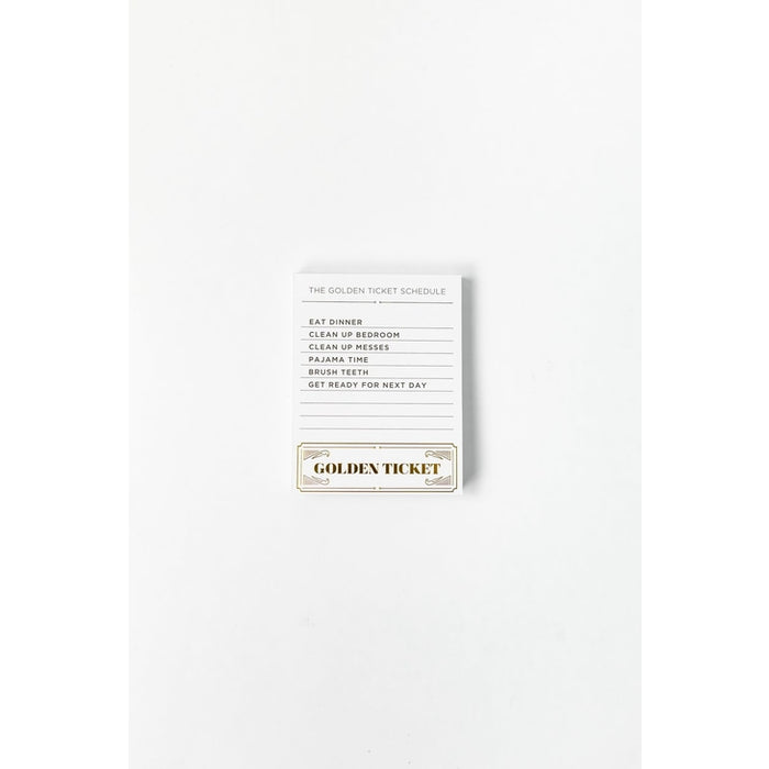 1 month Golden Ticket Chart - For Kids with Words ONLY